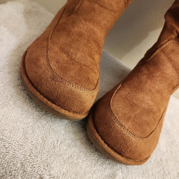 Womens New Attitude Tall Boots with faux fur size 8 - Picture 5 of 14
